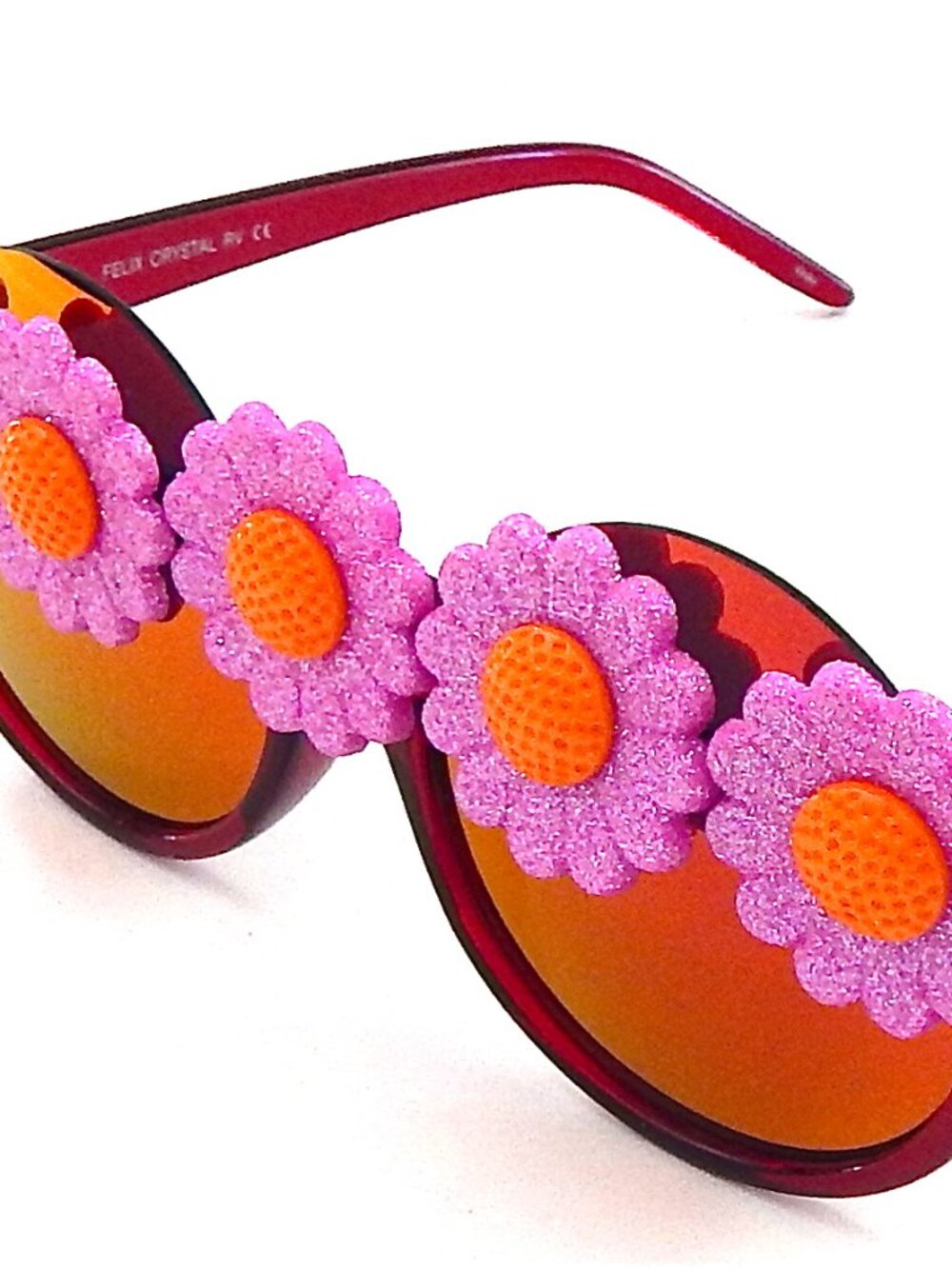 GASOLINE GLAMOUR SUMMER OF LOVE CHINA CAT SUNFLOWER ACID PEEKABOO GLASSES😻🌻💖